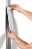 Bemutatótábla tartó, fali, mágneses, 10 db bemutatótáblával, DURABLE "VARIO® 10 MAGNET", fekete