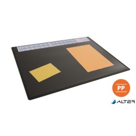  Könyökalátét, 650x500 mm, éves naptárral, DURABLE, fekete