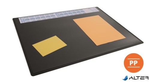 Könyökalátét, 650x500 mm, éves naptárral, DURABLE, fekete