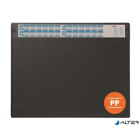   Könyökalátét, 650x480 mm, éves naptárral, DURABLE, fekete