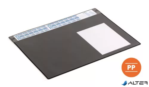 Könyökalátét, 650x480 mm, éves naptárral, DURABLE, fekete
