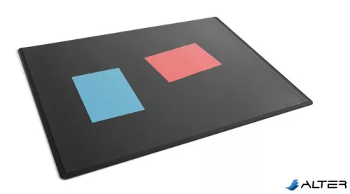 Könyökalátét, 650x500 mm, PP, átlátszó fedlappal, DURABLE, fekete