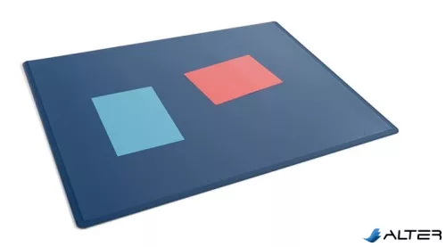 Könyökalátét, 650x500 mm, PP, átlátszó fedlappal, DURABLE, sötétkék