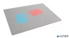 Könyökalátét, 650x500 mm, PP, átlátszó fedlappal, DURABLE, szürke