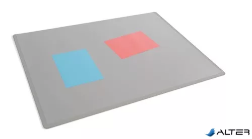 Könyökalátét, 650x500 mm, PP, átlátszó fedlappal, DURABLE, szürke