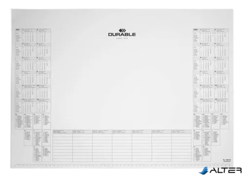 Könyökalátét tömb, 570x410 mm, éves naptárral, DURABLE