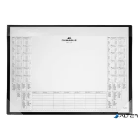   Könyökalátét, 600x430 mm, PP, éves naptárral, DURABLE, fekete