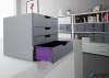 Irattároló, műanyag, 4 fiókos, 1 zárható fiókkal, DURABLE "VARICOLOR® SAFE"