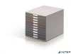 Irattároló, műanyag, 10 fiókos, DURABLE "VARICOLOR® 10", szürke