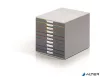 Irattároló, műanyag, 10 fiókos, DURABLE "VARICOLOR® 10", szürke