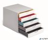 Irattároló, műanyag, 5 fiókos, DURABLE "VARICOLOR® 5", fehér