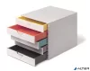 Irattároló, műanyag, 5 fiókos, DURABLE "VARICOLOR® 5", fehér