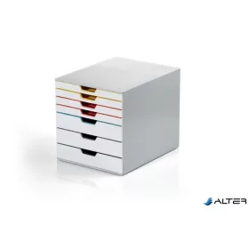   Irattároló, műanyag, 7 fiókos, DURABLE ' VARICOLOR® MIX 7', színes