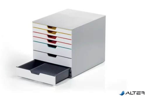 Irattároló, műanyag, 7 fiókos, DURABLE ' VARICOLOR® MIX 7', színes