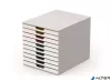 Irattároló, műanyag, 10 fiókos, DURABLE "VARICOLOR® 10", fehér