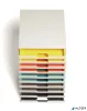 Irattároló, műanyag, 10 fiókos, DURABLE "VARICOLOR® 10", fehér