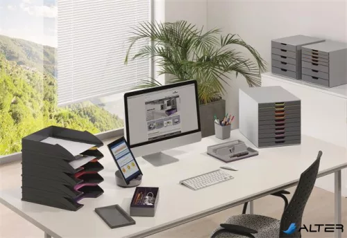 Irattálca szett, műanyag, 5 részes, DURABLE 'VARICOLOR MIX'