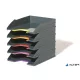 Irattálca szett, műanyag, 5 részes, DURABLE "VARICOLOR® 5"