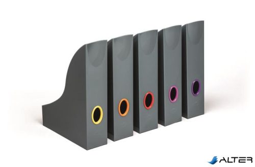 Iratpapucs készlet, műanyag, 73 mm, DURABLE "VARICOLOR®", vegyes