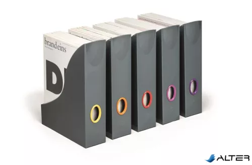 Iratpapucs készlet, műanyag, 73 mm, DURABLE "VARICOLOR®", vegyes