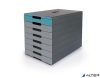 Irattároló, műanyag, 7 fiókos, DURABLE "Idealbox pro 7", kék
