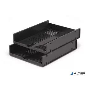 Irattálca, műanyag, DURABLE "Optimo", fekete