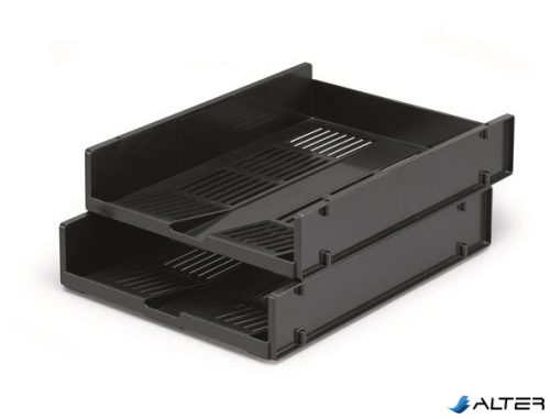 Irattálca, műanyag, DURABLE "Optimo", fekete