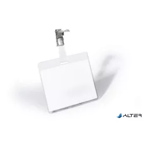 Névkitűző, csíptetővel, 60x90mm, DURABLE