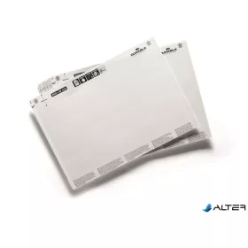 Betétlap, 200x27 mm, DURABLE, fehér