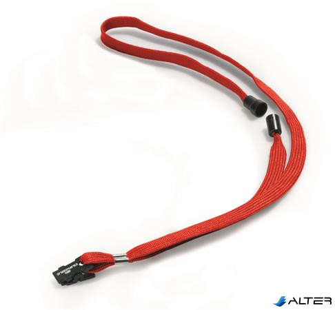 Nyakbaakasztó, klippel, DURABLE, piros