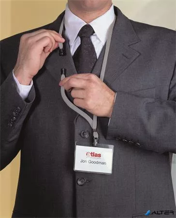 Nyakbaakasztó, klippel, DURABLE, szürke