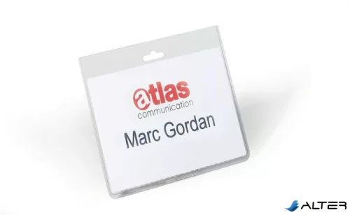 Azonosítókártya-tartó, 60x90 mm, hajlékony, vízszintes, DURABLE