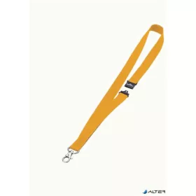   Azonosítókártya-tartó, nyakba akasztható, biztonsági csattal, DURABLE, sárga