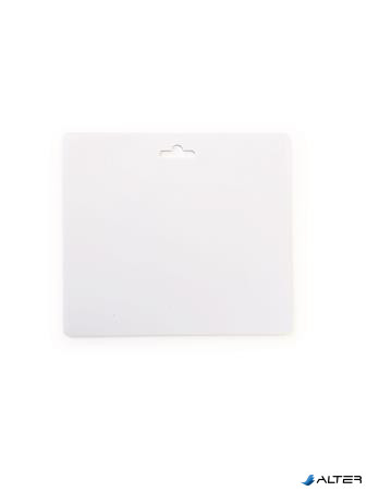 Névkitűző, Euro kivágás, 97x86 mm, DURABLE "VISITOR BADGE", fehér