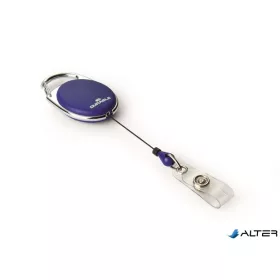   Azonosítókártya-tartó, kihúzható, patentos, DURABLE 'Style', sötétkék