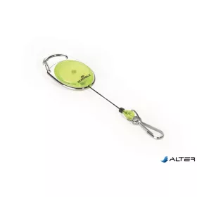   Azonosítókártya-tartó, kihúzható, karabineres, DURABLE 'Style', sárga