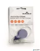 Azonosítókártya-tartó, kihúzható, patentos, DURABLE "Extra strong", sötétkék