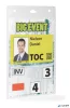 Azonosítókártya-tartó, A6, PP, DURABLE