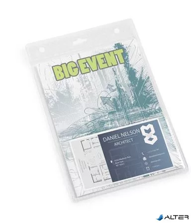 Azonosítókártya-tartó, A6, PP, DURABLE