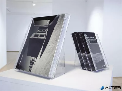 Prospektustartó, asztali és fali, A4, DURABLE "COMBIBOXX", áttetsző