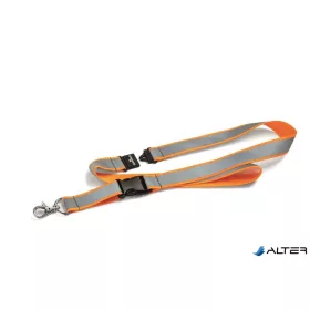   Azonosítókártya-tartó, nyakba akasztható, biztonsági csattal, fényvisszaverő, DURABLE