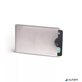   Bankkártyatartó, 1 db-os, RFID védelemmel, DURABLE, ezüst