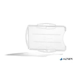   Azonosítókártya-tartó, 2 kártyához, nyitott, DURABLE, áttetsző