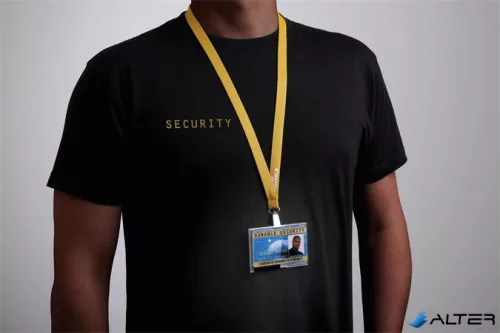 Azonosítókártya-tartó, 1 kártyához, zárt, DURABLE 'PUSHBOX', áttetsző