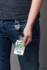 Azonosítókártya-tartó, biztonsági, zárt, 1 kártyához, DURABLE "Permanent", áttetsző