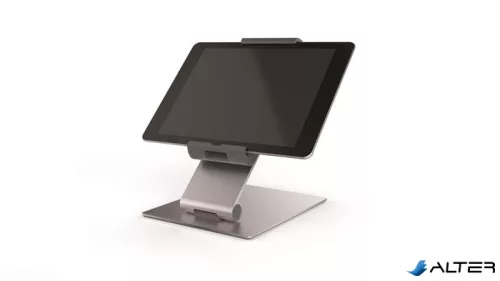 Tablet tartó állvány, asztali, DURABLE, ezüst