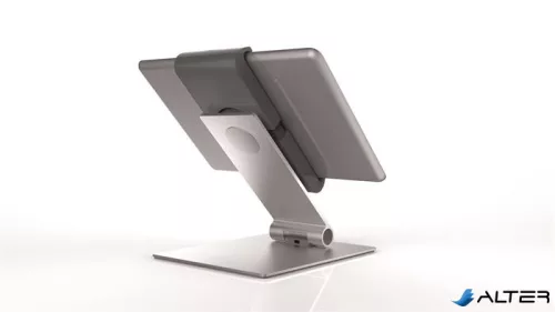 Tablet tartó állvány, asztali, DURABLE, ezüst