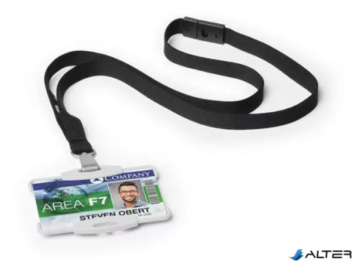 Azonosítókártya-tartó, 1 db-os, DURABLE 'ECO', szürke