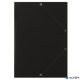 Gumis mappa, karton, A4, DONAU "Standard", fekete
