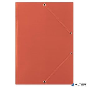 Gumis mappa, karton, A4, DONAU 'Standard', piros